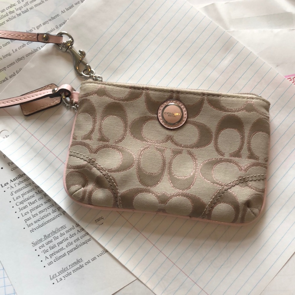 Coach wristlet